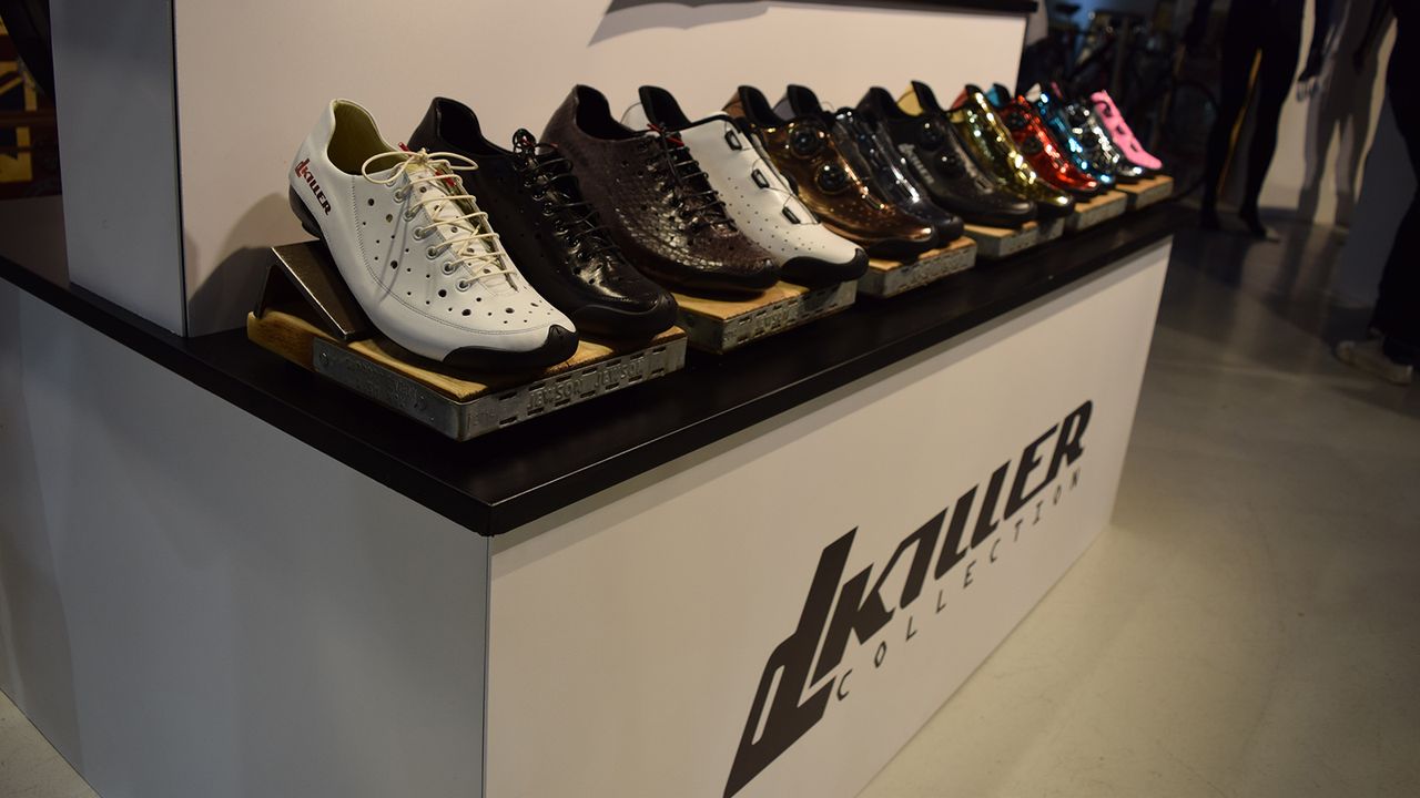 Di Luca also has a range of cycling shoes