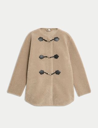 Textured Buckle Coat