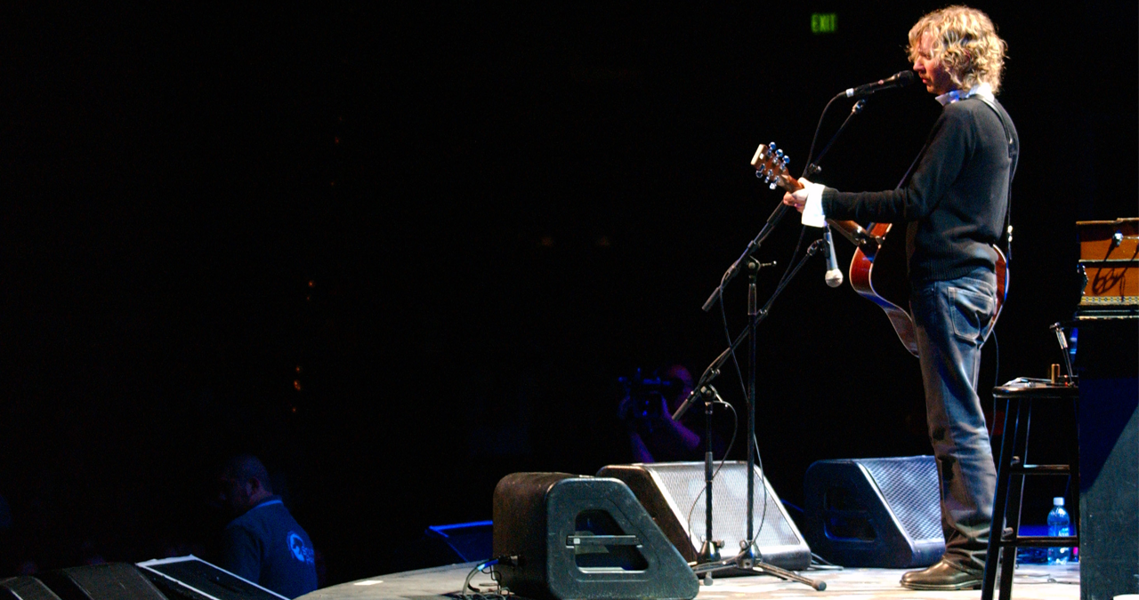 Beck on-stage