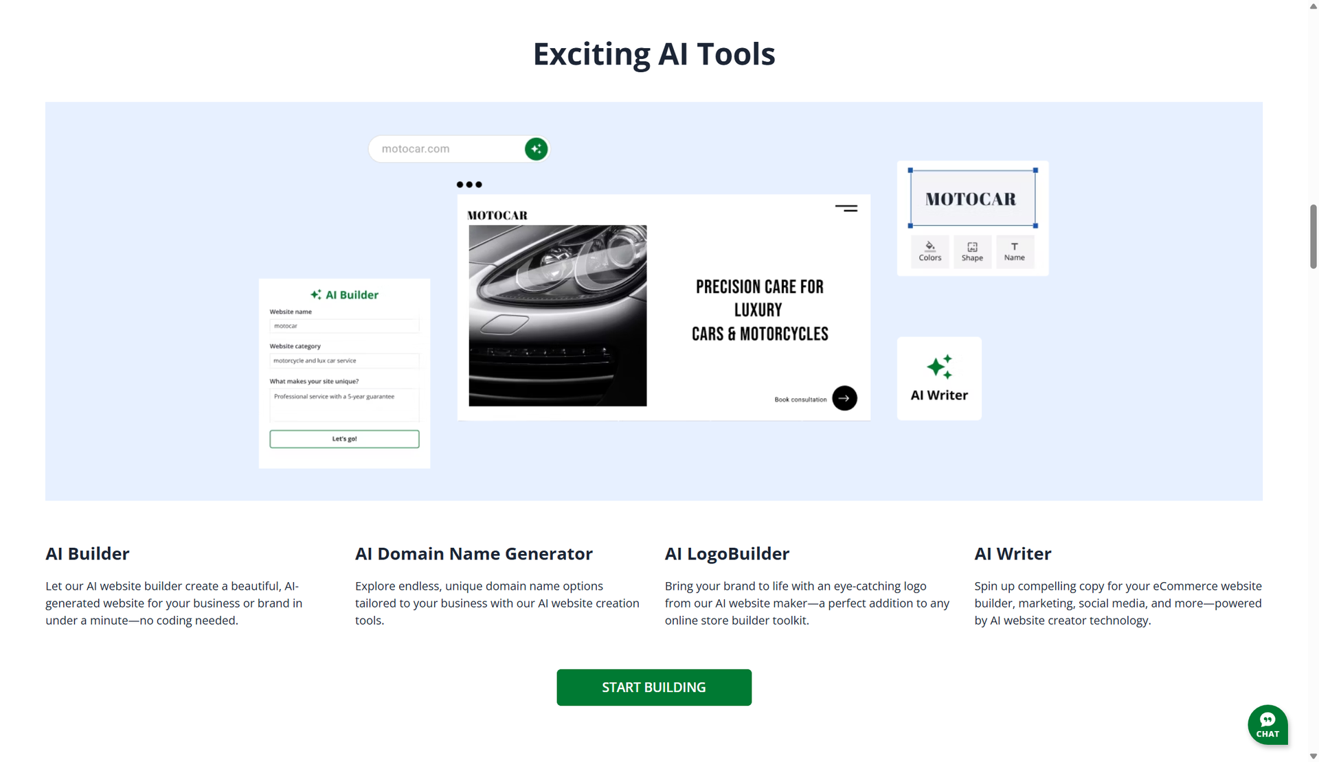 Network Solutions Website Builder tools