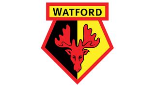 The Watford badge.