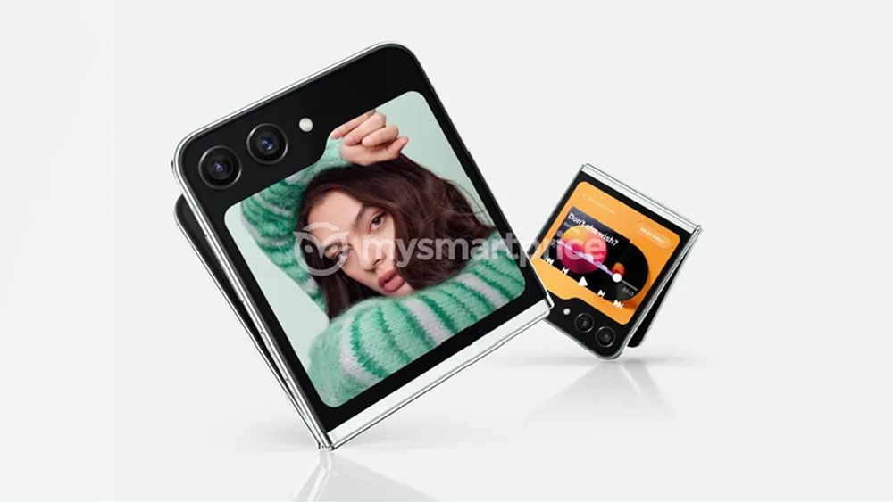 Samsung Galaxy Z Flip 5 leaked press render