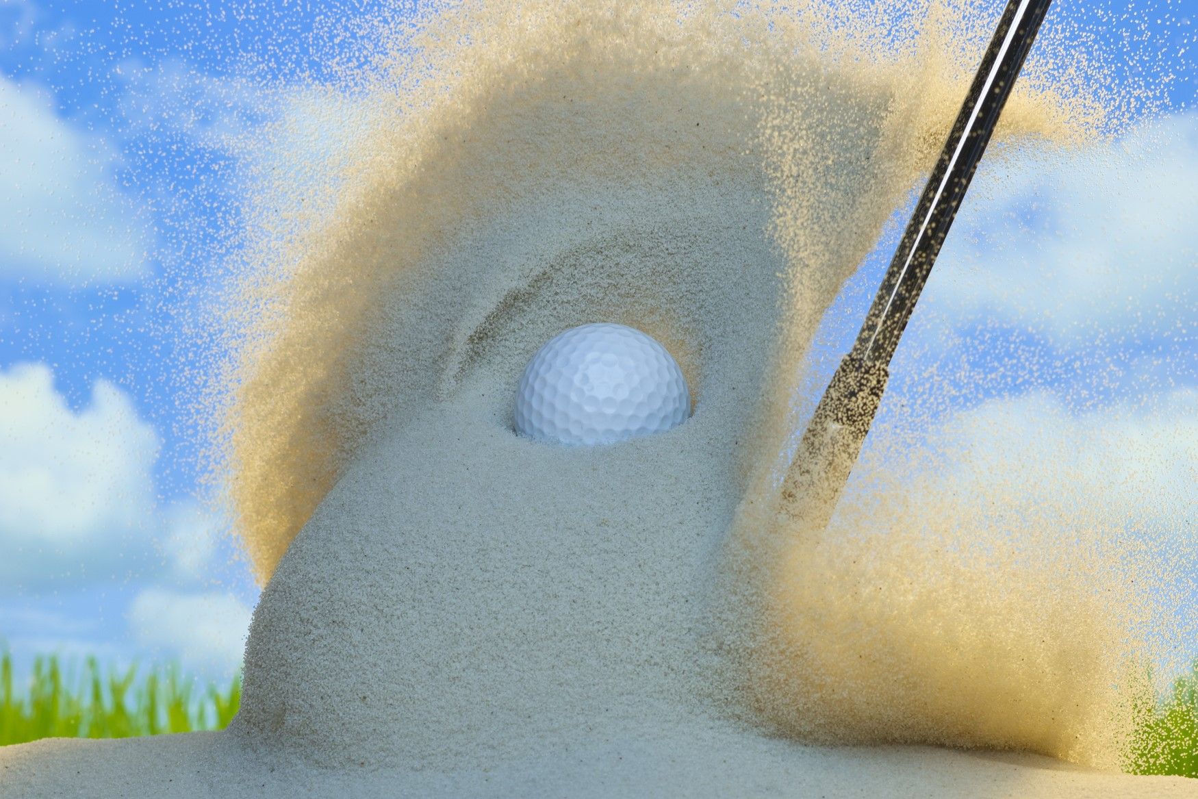 Ball played from sand GettyImages-83720687
