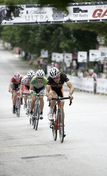 Nick Chevally drives the break