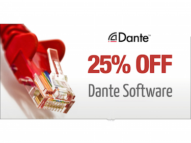 Audinate Launches 25 Percent Off Dante Software Promotion