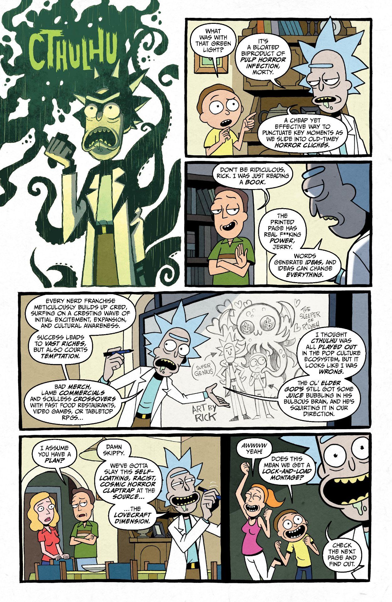Rick and Morty vs. Cthulhu #1