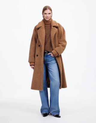 Madewell Teddy Long Coat