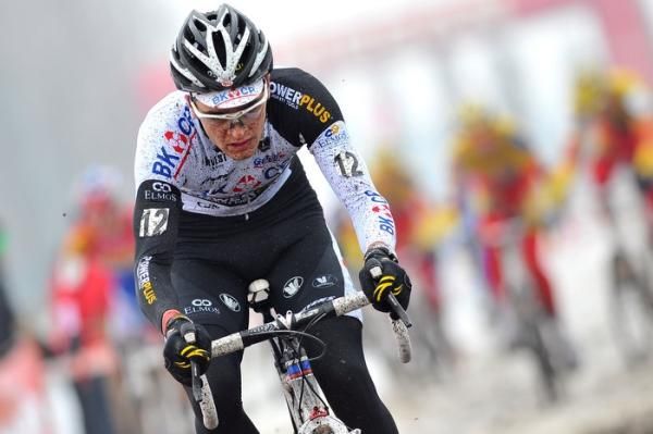Wietse Bosmans (BKCP-Powerplus) in the early stages of the race.