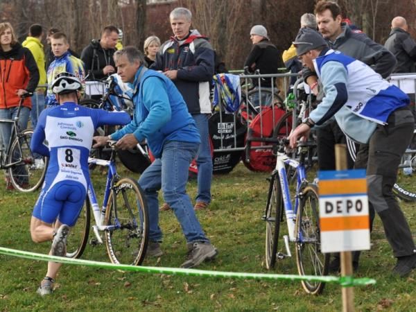 Kyziv&aacute;t gets a bike change