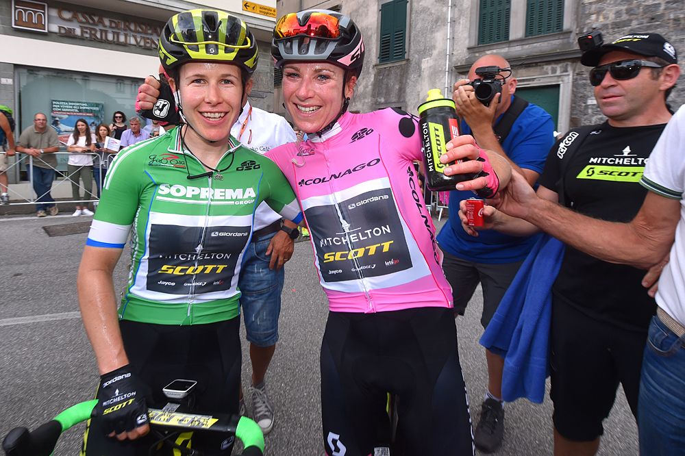 Annemiek van Vleuten and Amanda Spratt (Mitchelton-Scott)
