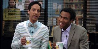 Troy and Abed on their talk show in Community.