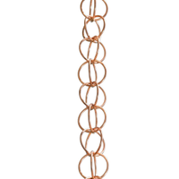 Monarch 23805 Pure Copper Ring Rain Chain