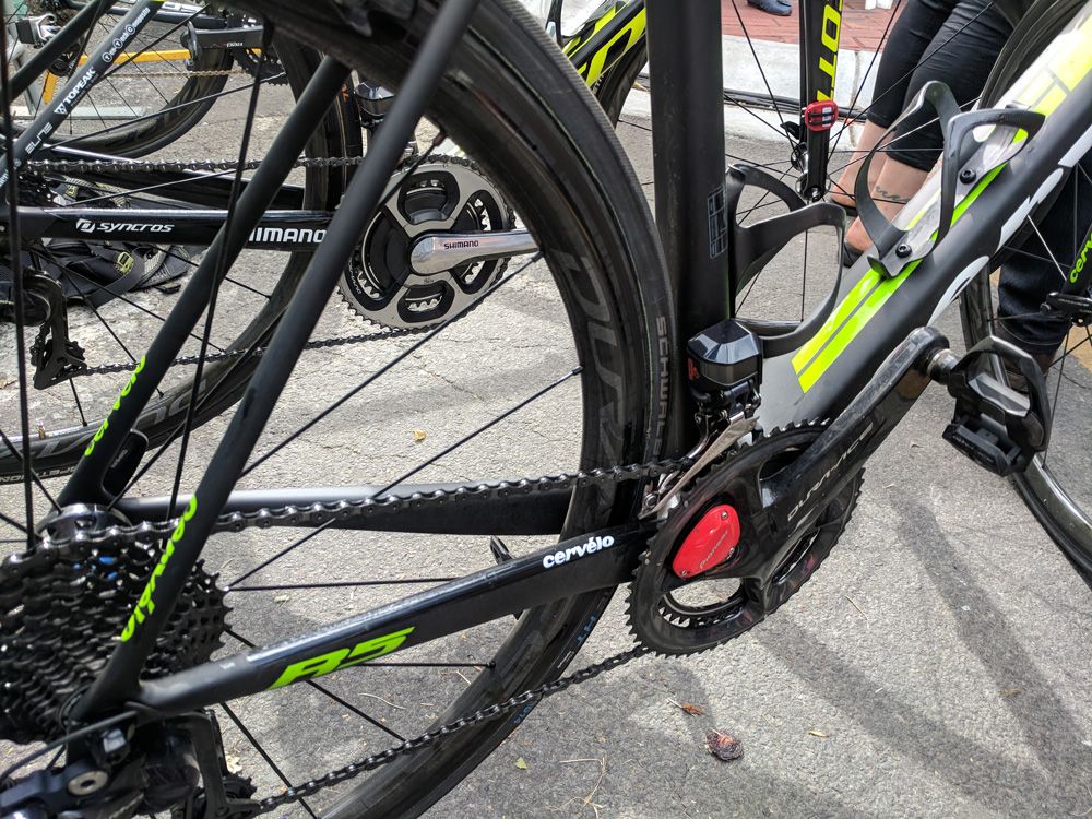 Chris Harper of Bennelong SwissWellness raced on a Cervelo R5