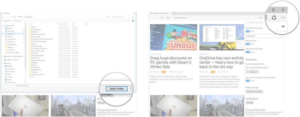 How to change download options in Edge for Windows 10 | Windows Central