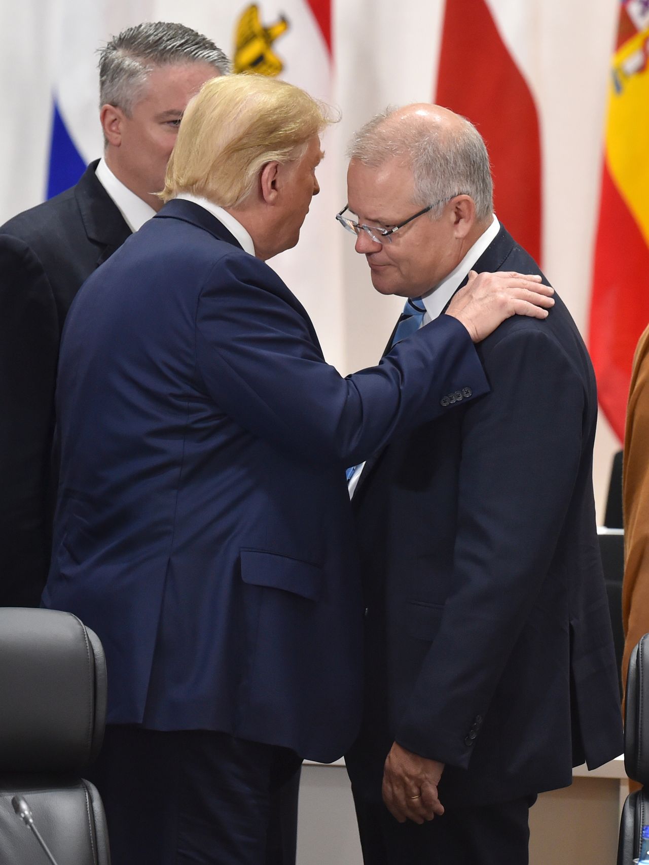 President Trump and Scott Morrison.