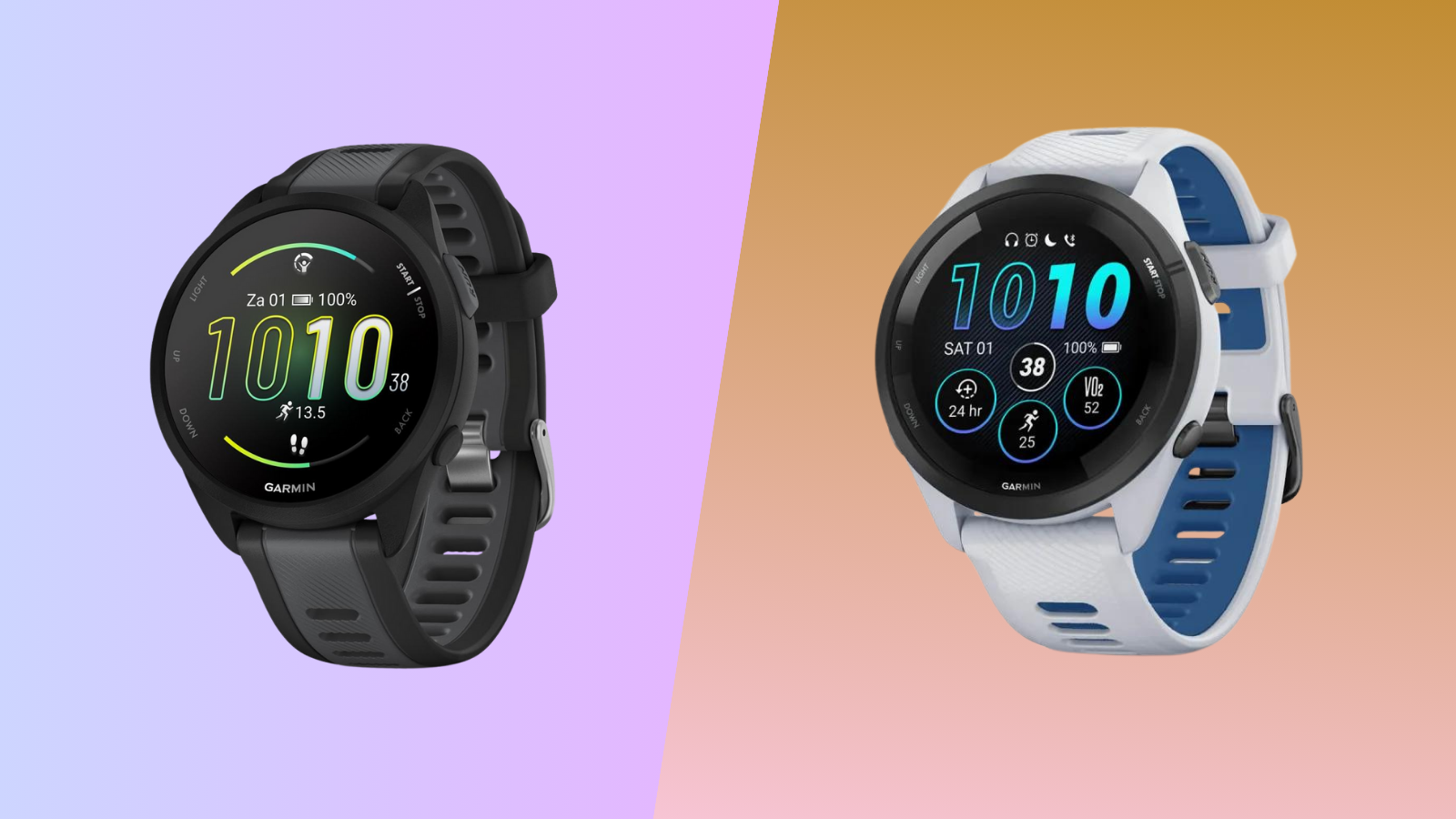 Garmin Forerunner 165 vs Forerunner 265