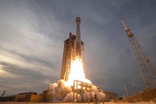 A United Launch Alliance Atlas V rocket launches Boeing's Starliner capsule.