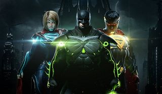 Supergirl, Batman and Superman in Injustice 2