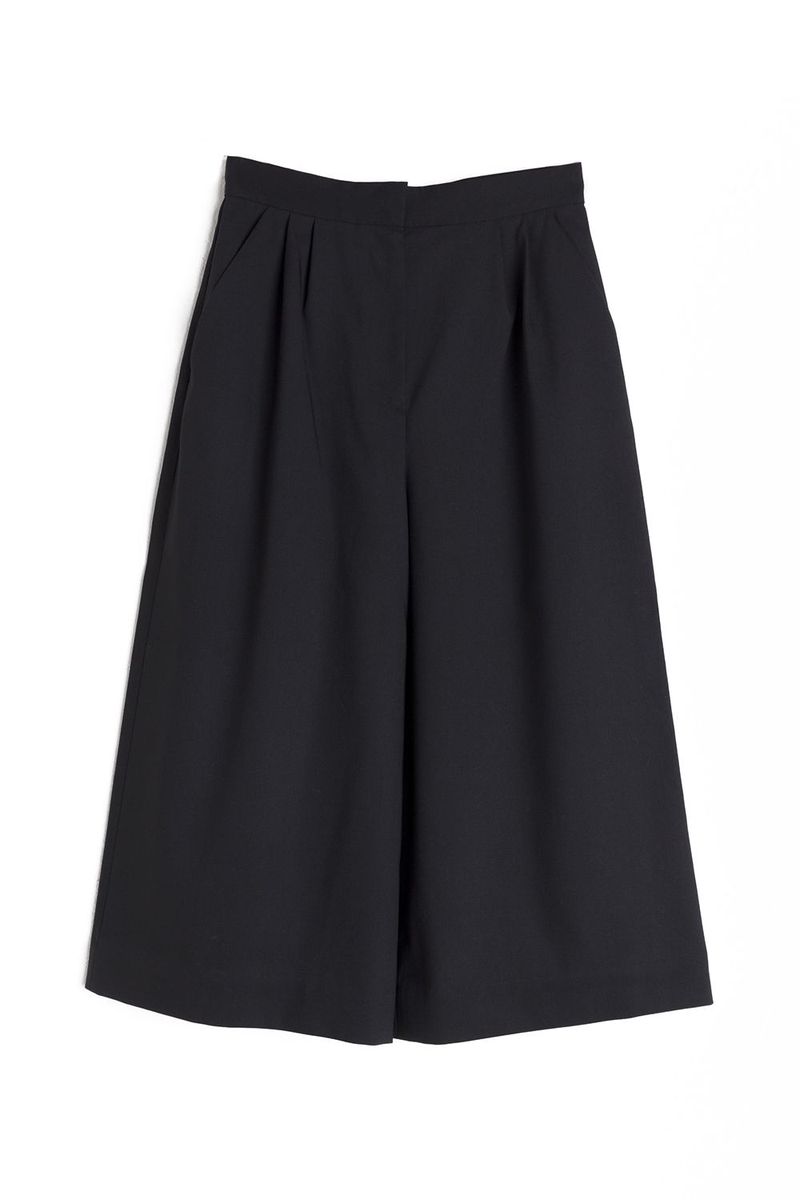 black, & Other Stories High Waisted Twill Culottes
