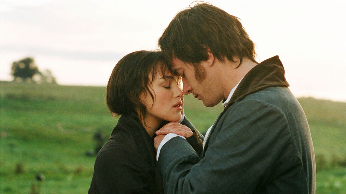 (l, r) Keira Knightley and Matthew Macfadyen in Pride and Prejudice (2005)