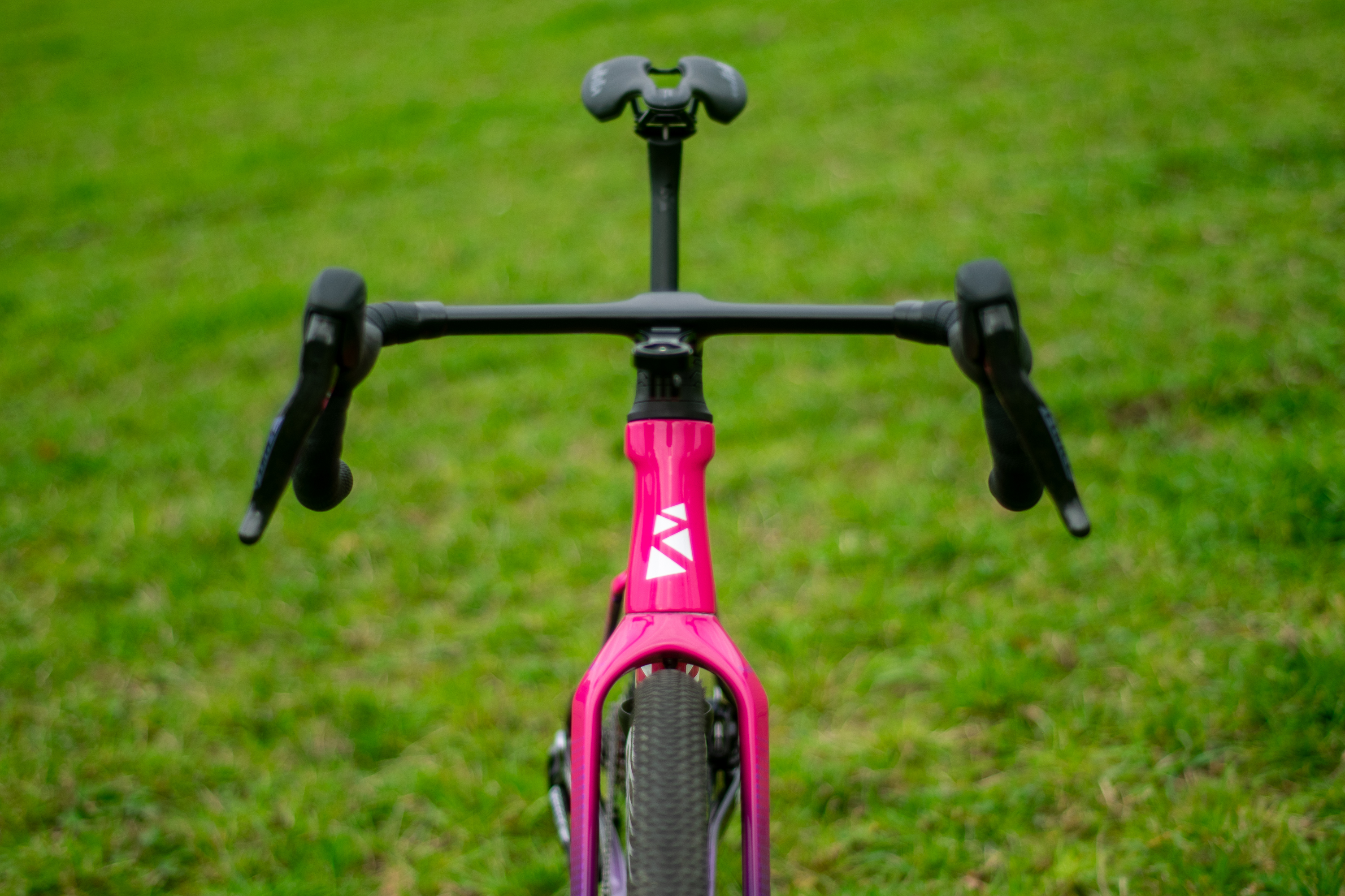 A pink and purple Ribble Ultra Grit