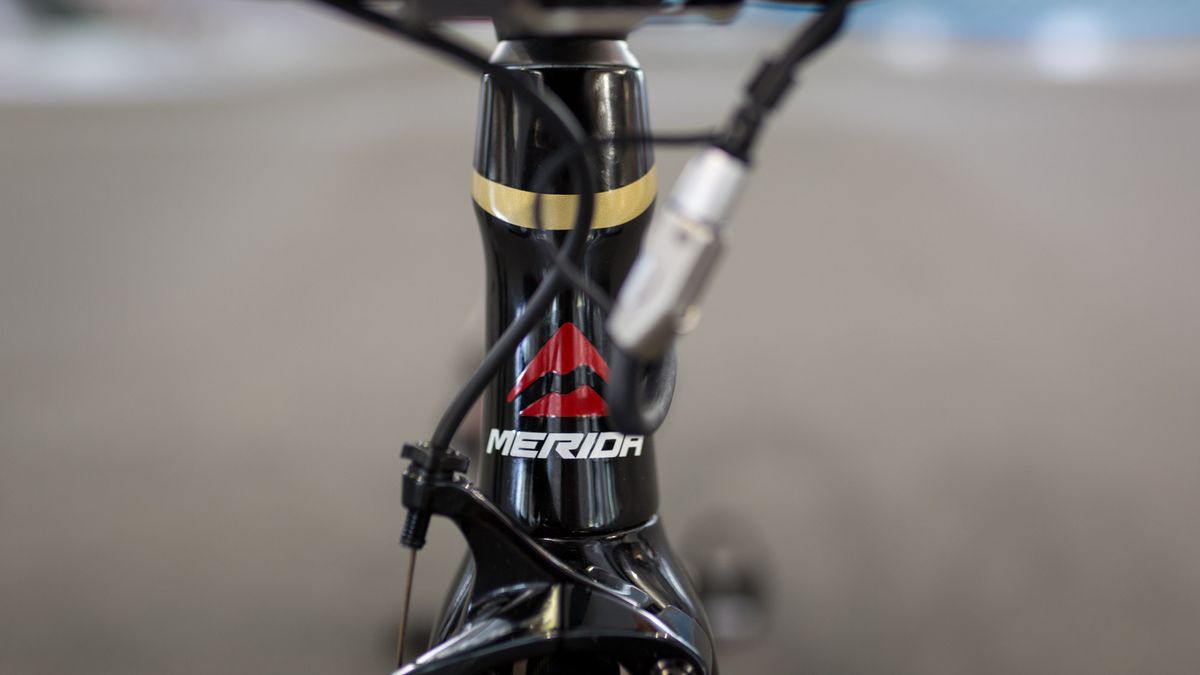 For 2018, Bahrain-Merida have switch to a black base colour on their bikes as opposed to the dark metallic blue from last season