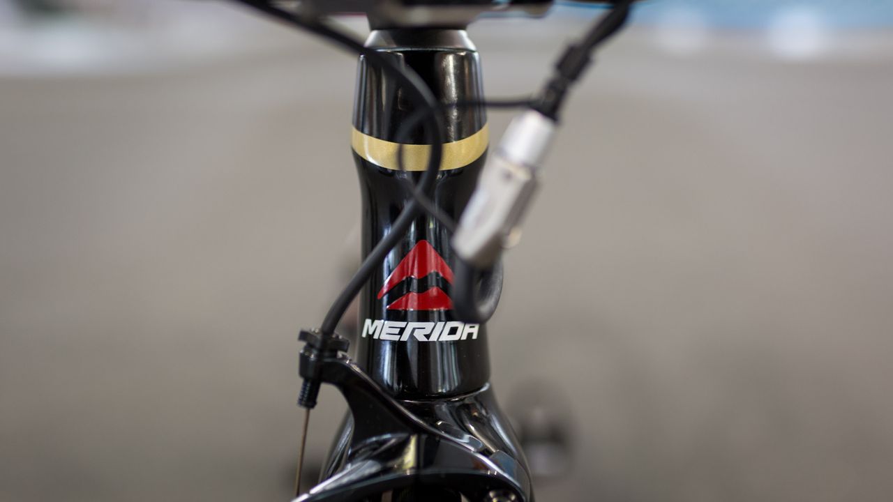 For 2018, Bahrain-Merida have switch to a black base colour on their bikes as opposed to the dark metallic blue from last season