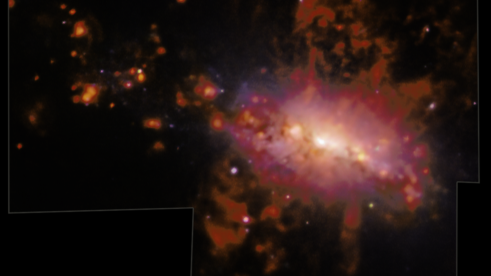 Cosmic fountain is polluting intergalactic space with 50 million suns’ worth of material Space