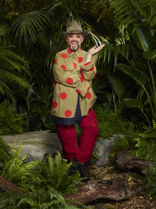 Boy George poses for I'm A Celebrity