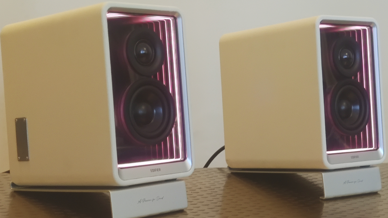 Edifier QR65 review: great-looking powered stereo speakers – but perhaps not for your desktop