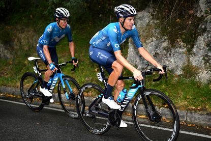 Enric Mas and Miguel Ángel López on stage 17 of the Vuelta a España