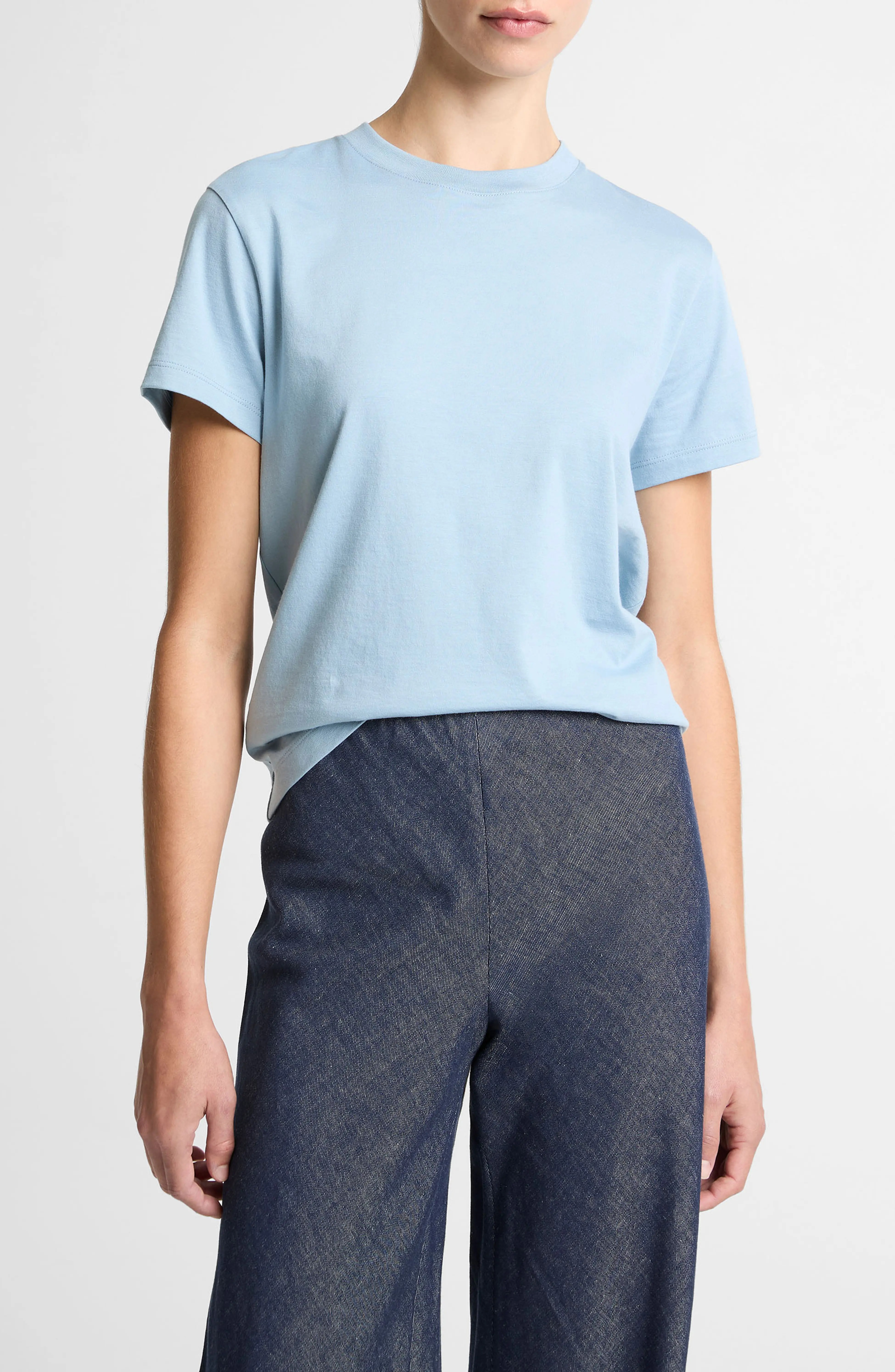 Vince, Pima Cotton Crewneck T-Shirt (Was $118)