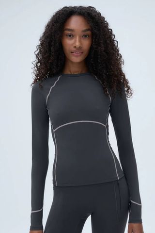 Ultimate Long Sleeve Seam Detail Top 