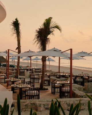 Oceanfront bar views at Maroma, Maya Riviera