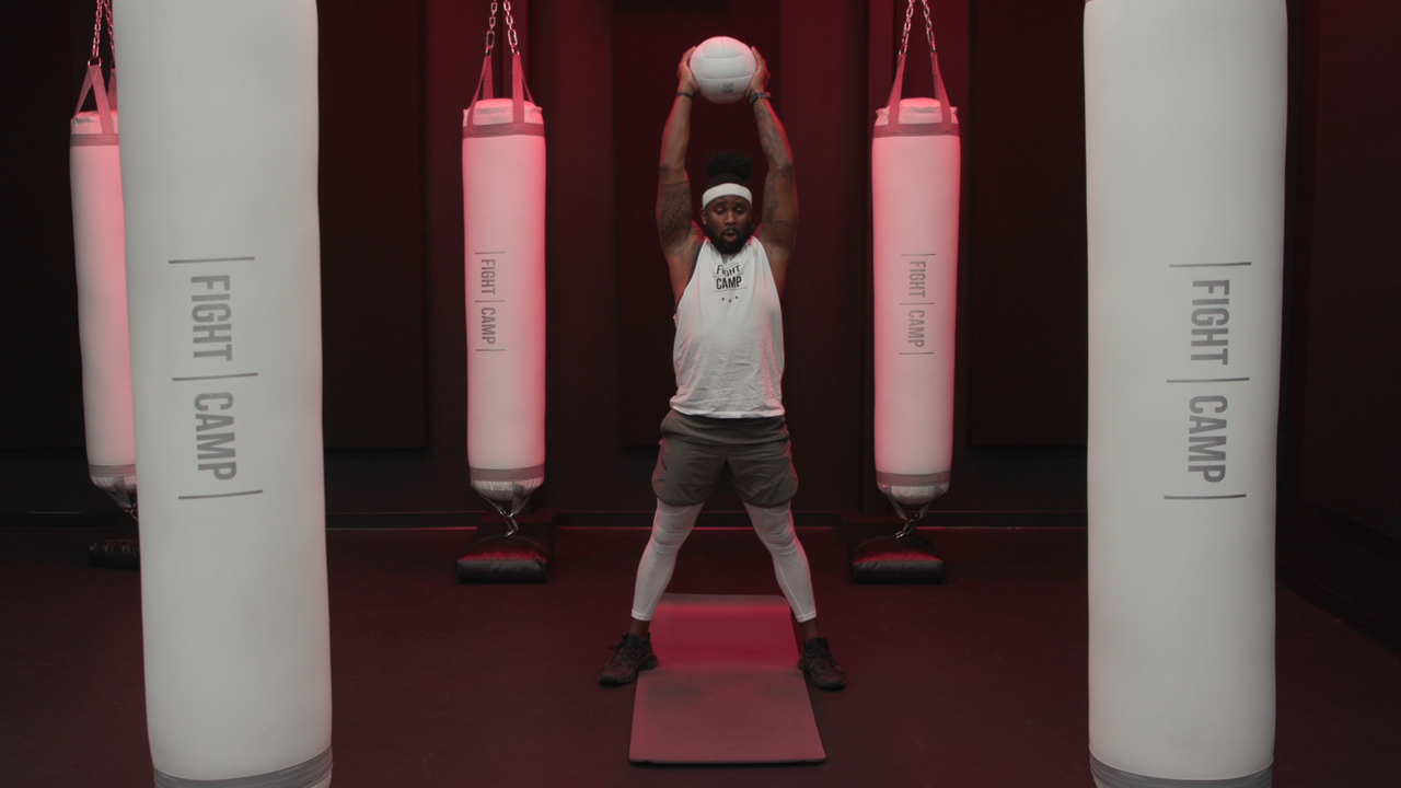 10-Minute Killer Medicine Ball Full Body Workout by FightCamp trainer PJ Shirdan