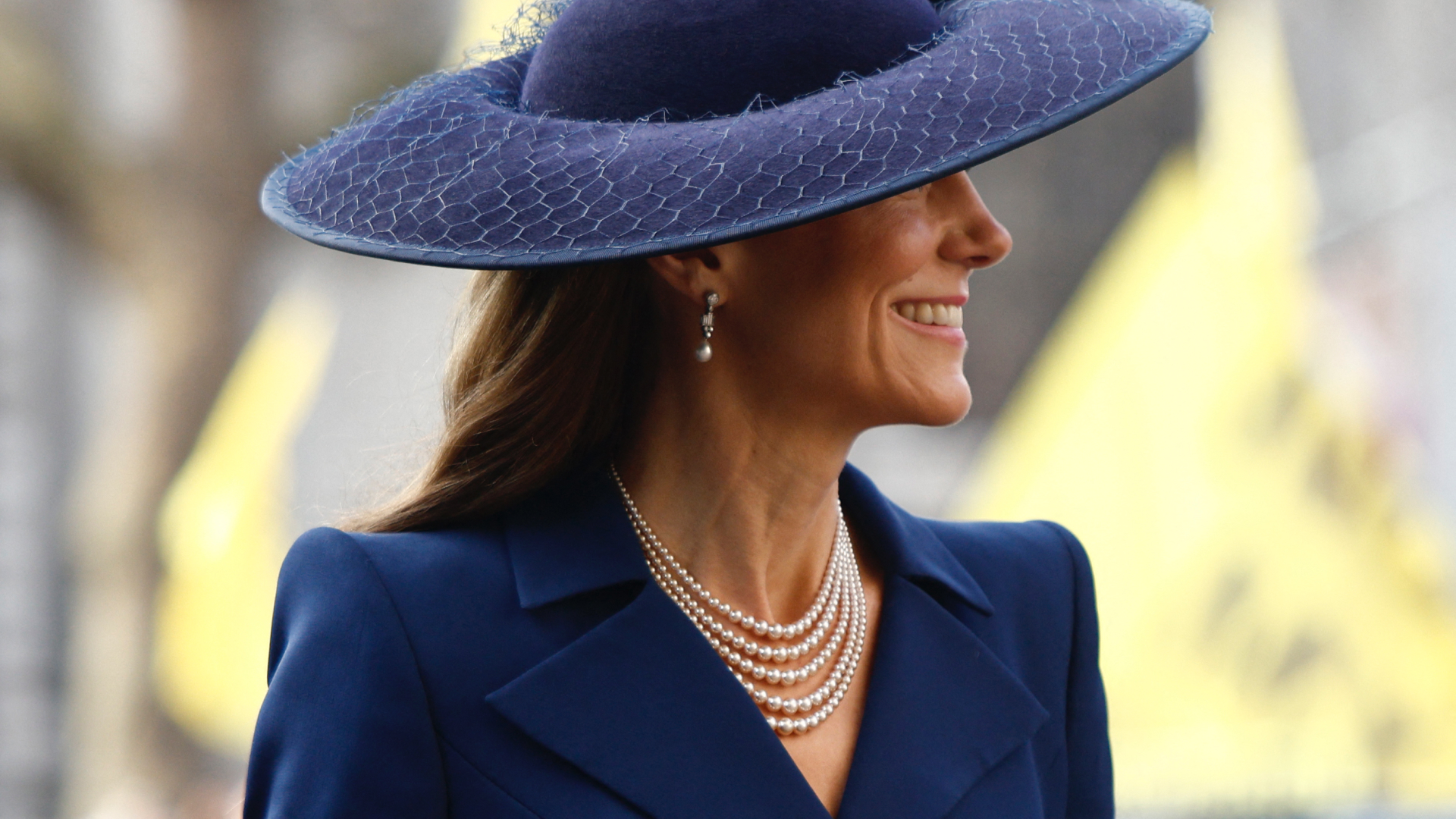 Princess Kate wears shoulder pads