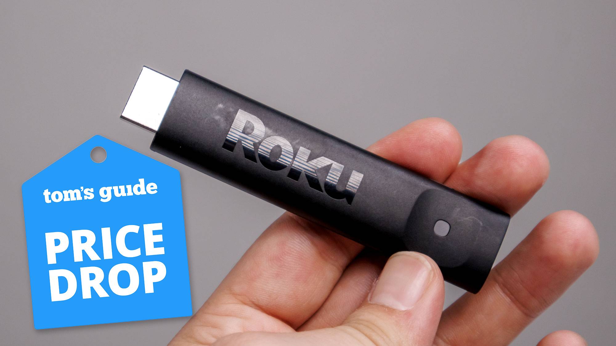 Roku Streaming Stick Plus in hand
