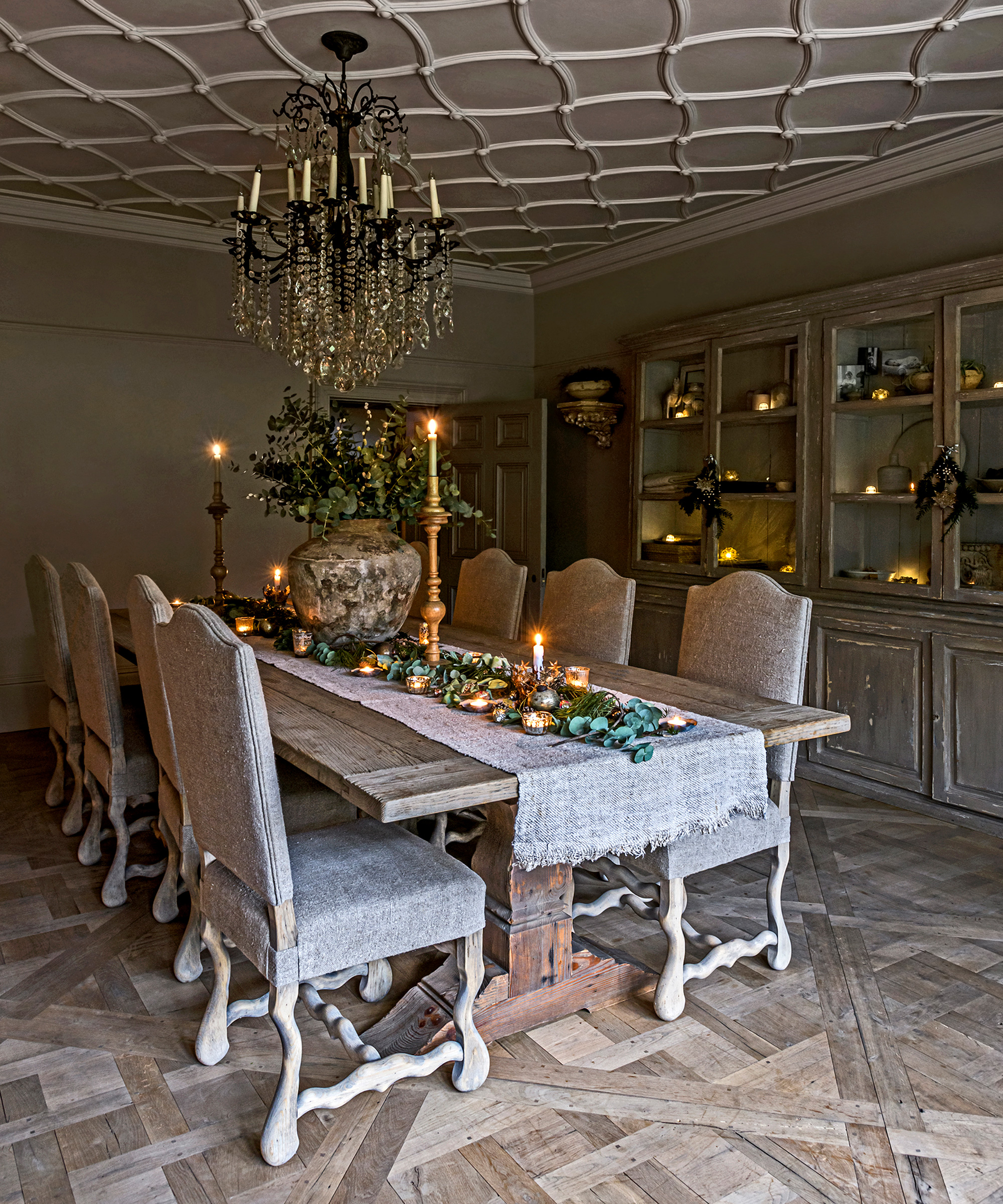 Country Christmas house