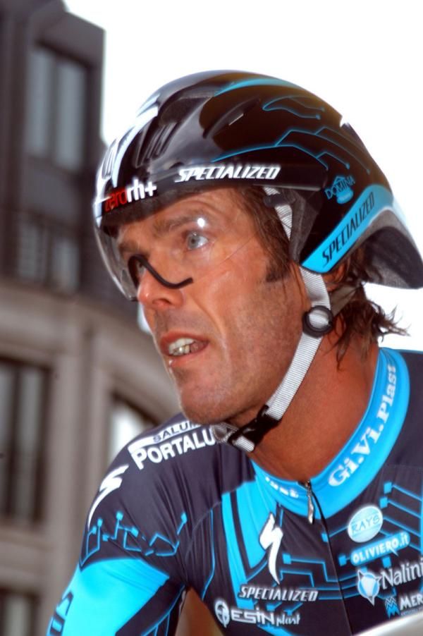 Mario Cipollini at the start of the 2004 Tour de France in Liege