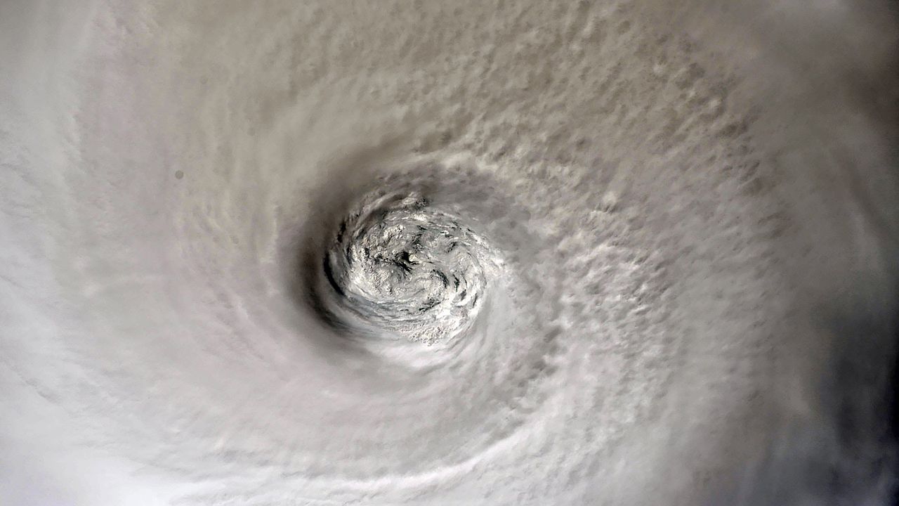 NASA astronaut Christina Koch captured this view of Hurricane Dorian from the International Space Station on Sept. 2, 2019.