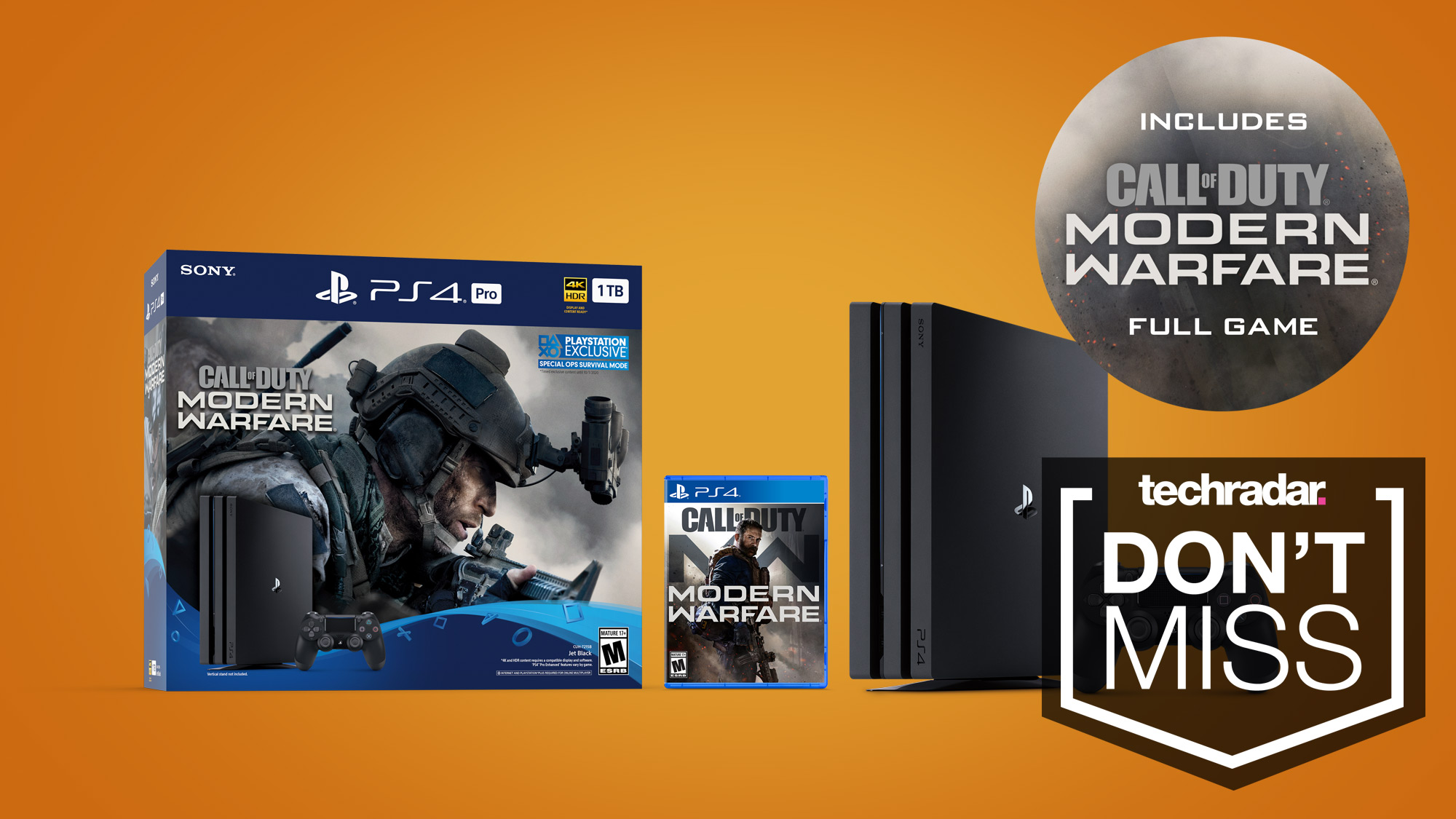 This PS4 Pro deal Call of Duty: Modern Warfare $299 |