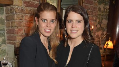 Princesses Beatrice and Eugenie attend Sofia Blunt dinner