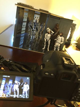 Create cool scenes from films using action figures
