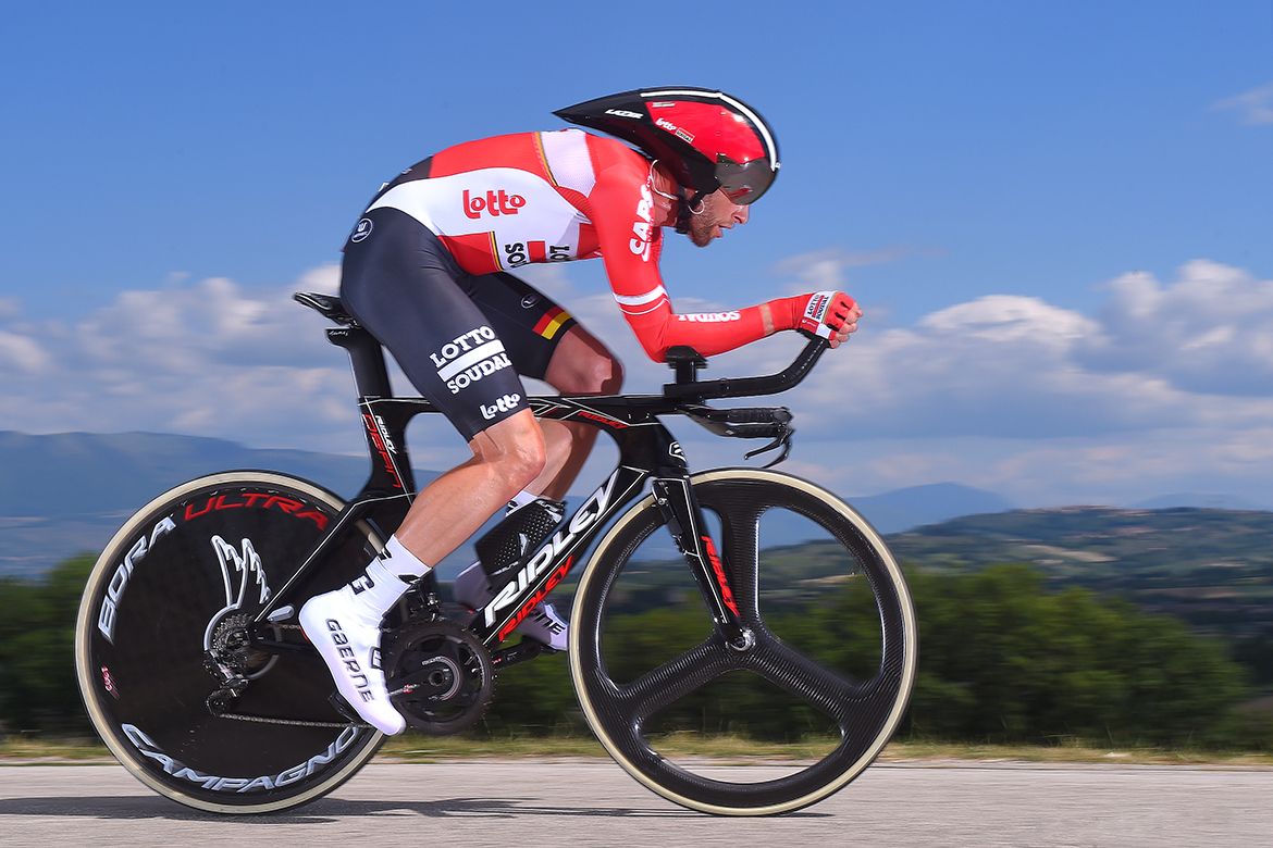 Tomasz Marczynski at the Giro d'Italia