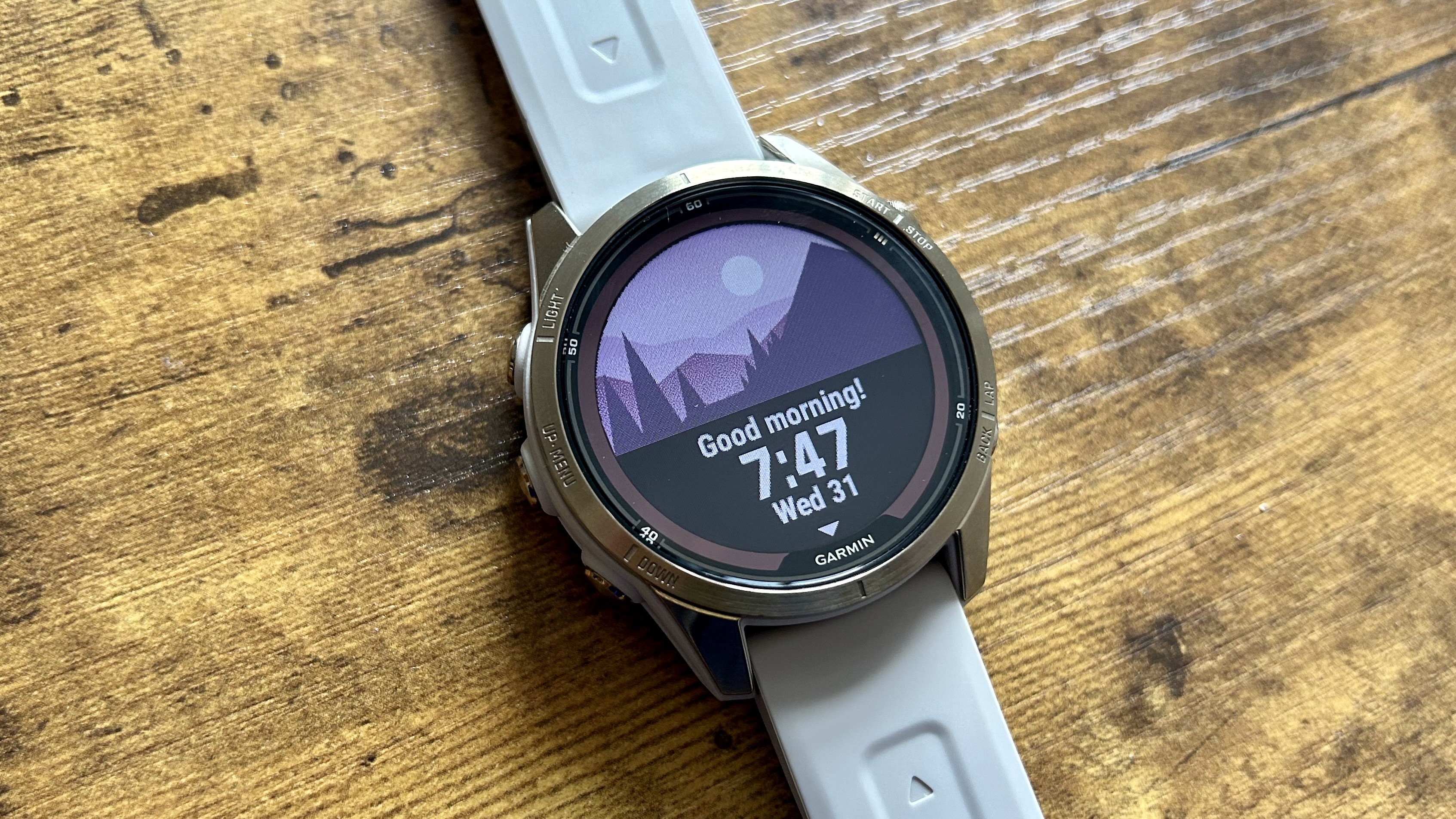 Garmin Fenix 7 Pro morning report