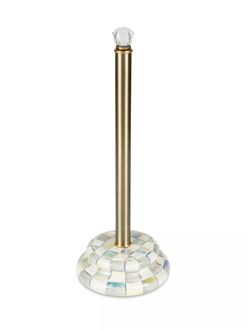 Sterling Check Enamel Toilet Tissue Storage