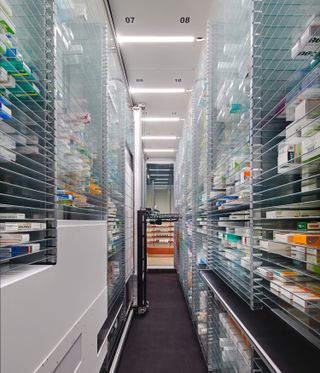 Studio Aisslinger pharmacy, automated delivery service