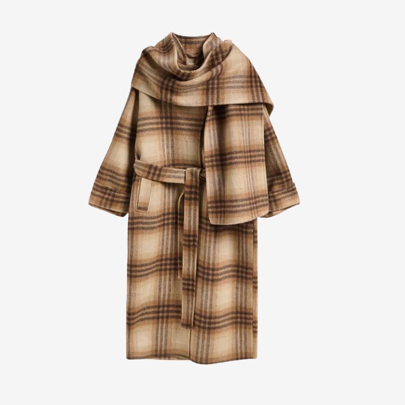 Image of scarf coat
