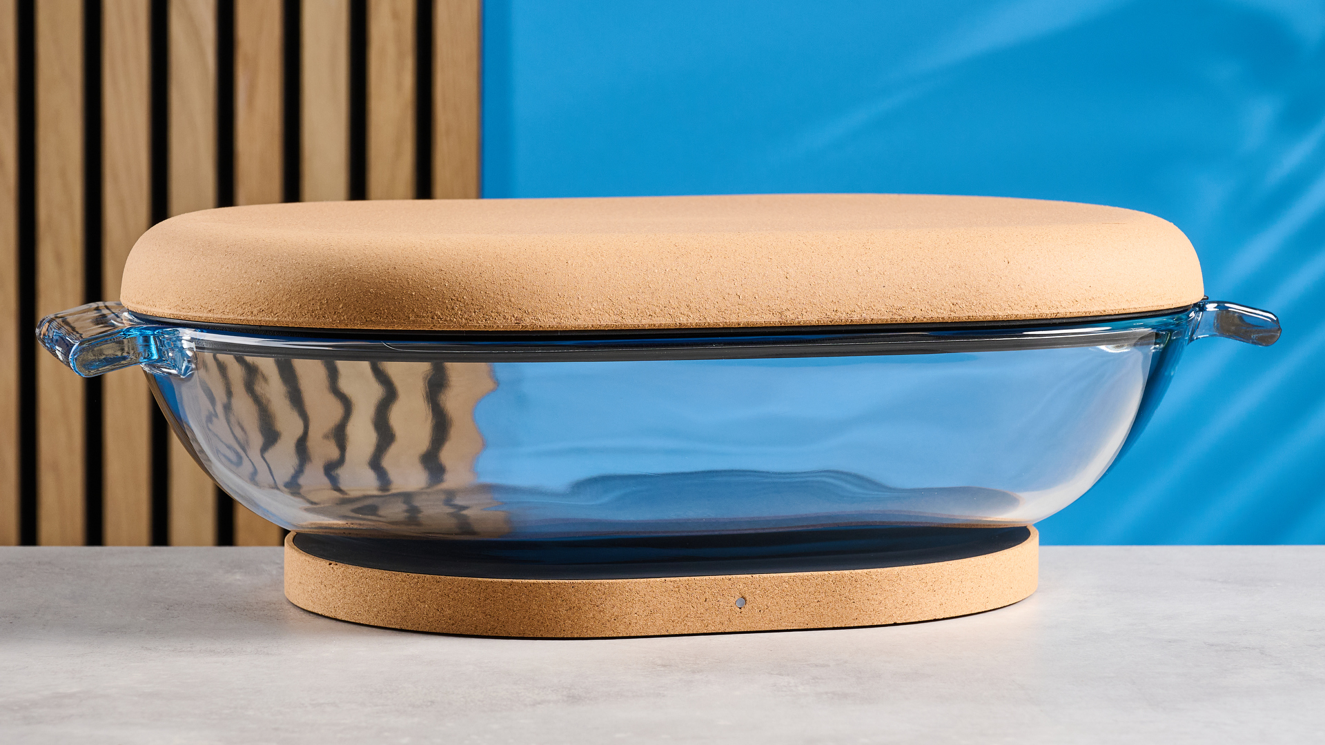 the Sourhouse DoughBed sourdough bulk fermentation proofing basket with a glass proofing bowl and an electric heating warming mat for even proofing