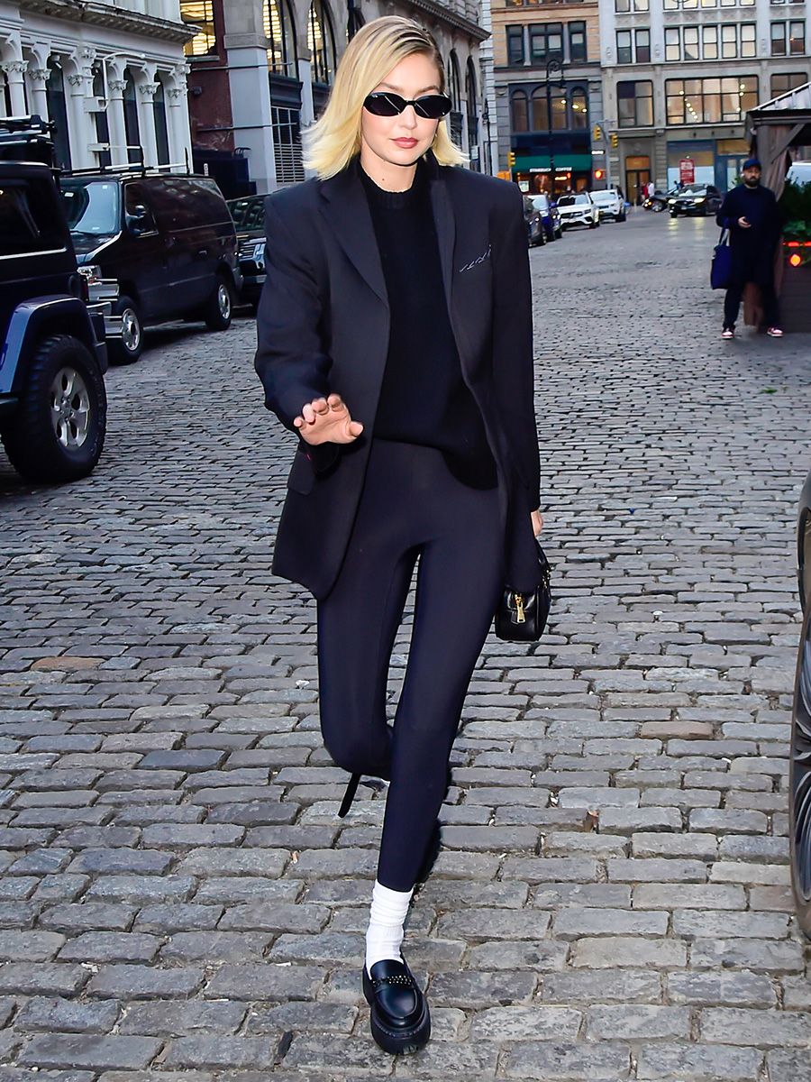 Gigi Hadid Wore the Most Elegant Legging Outfit of the Year Gigi Hadid Wore the Most Elegant Legging Outfit of the Year